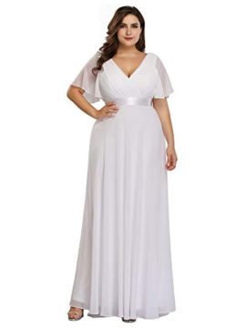 Ever-Pretty-Robe-de-Soire-Longue-Femme-Double-Col-V-Manche-Courte-Grande-Taille-0