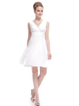 Ever-Pretty Robe de Soirée au Genou en Double V-col Classique 03989 Ever-Pretty Robe de Soirée au Genou en Double V-col Classique 03989