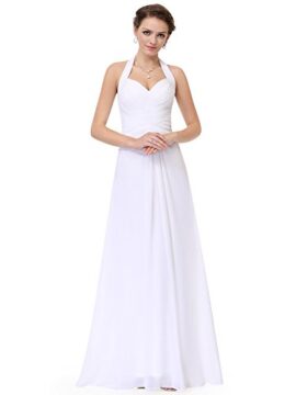 Ever-Pretty Robe de Soiree Robe de Ceremonie Longue Halter en Ruche 08487 Ever-Pretty Robe de Soiree Robe de Ceremonie Longue Halter en Ruche 08487 3