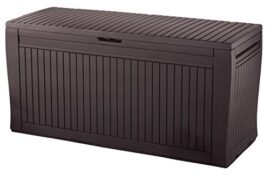 Koll Living Boîte de Rangement/boîte à Coussins 270 L L 100% étanche L avec Ventilation dadurch Pas Odeur/moisissures L Moderne Effet Bois L Couvercle Charge Max. 250 kg (2 Personnes) Koll Living Boîte de Rangement/boîte à Coussins 270 L L 100% étanche L avec Ventilation dadurch Pas Odeur/moisissures L Moderne Effet Bois L Couvercle Charge Max. 250 kg (2 Personnes) 3