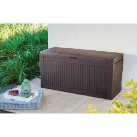 Koll Living Boîte de Rangement/boîte à Coussins 270 L L 100% étanche L avec Ventilation dadurch Pas Odeur/moisissures L Moderne Effet Bois L Couvercle Charge Max. 250 kg (2 Personnes) Koll Living Boîte de Rangement/boîte à Coussins 270 L L 100% étanche L avec Ventilation dadurch Pas Odeur/moisissures L Moderne Effet Bois L Couvercle Charge Max. 250 kg (2 Personnes) 5