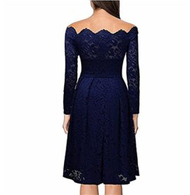 MAGICMK-Vintage-Floral-Lace-Dress-Manches-Longues-col-Bateau-Tombent-sur-Les-Genoux-Robe-de-soire-Cocktail-crmonie-de-Mariage-et-Occasion-solennelle-0-2