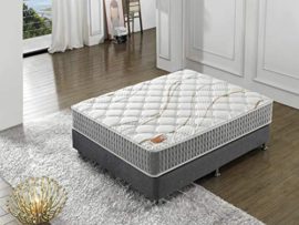 Matelas Essem – Double technologie : Ressorts ensachés + Mousse Haute Densité 35kg/m3 – 25cm épaisseur totale – Indépendance de couchage – Soutien tonique et durable Matelas Essem – Double technologie : Ressorts ensachés + Mousse Haute Densité 35kg/m3 – 25cm épaisseur totale – Indépendance de couchage – Soutien tonique et durable 5