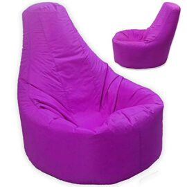 MaxiBean Grand pouf poire inclinable d’intérieur et d’extérieur résistant à l’eau et aux intempéries Violet XXL MaxiBean Grand pouf poire inclinable d’intérieur et d’extérieur résistant à l’eau et aux intempéries Violet XXL