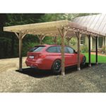 SOLID SUPERIA Carport Base 4×5 Hauteur 2,5m Bois, 500x400x273 cm SOLID SUPERIA Carport Base 4×5 Hauteur 2,5m Bois, 500x400x273 cm