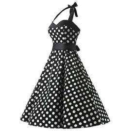 YAMEE-Robe-de-SoireCocktail-Courte-Chic-Vintage-Rockabilly-pin-up-Halter-pour-AnniversairePartyMariageBal-Grande-Taille-0-0