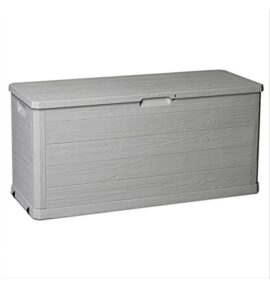 jja Malle de Rangement XXL 280 litres Gris Taupe jja Malle de Rangement XXL 280 litres Gris Taupe