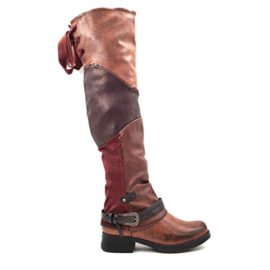 Angkorly-Chaussure-Mode-Cuissarde-Botte-Motard-Souple-Couverte-Femme-lanire-Boucle-Noeud-Talon-Bloc-35-CM-Intrieur-Lgrement-Fourre-0-1