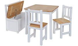 BABYDAY-Ensemble-Table-et-Chaises-pour-Enfants-1-Table-2-Chaises-1-Banc-Coffre-Kit-Complet-de-Meubles-pour-Enfants-Banc-avec-Espace-de-Rangement-Inclus-4-Couleurs-au-Choix-0-0