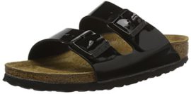 Birkenstock Arizona Birko-Flor Vernis, Sandales Bout Ouvert Femme Birkenstock Arizona Birko-Flor Vernis, Sandales Bout Ouvert Femme