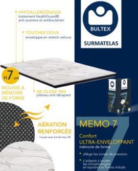 Bultex Surmatelas Mémo 7 Bultex Surmatelas Mémo 7 5