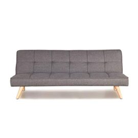 Designetsamaison Banquette Clic Clac 3 Places Gris – Siljan Designetsamaison Banquette Clic Clac 3 Places Gris – Siljan