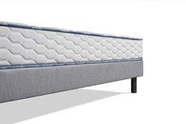 Dunlopillo Enchantée Ensemble Matelas et sommier + Pieds, Autres, Blanc et Gris Dunlopillo Enchantée Ensemble Matelas et sommier + Pieds, Autres, Blanc et Gris 5