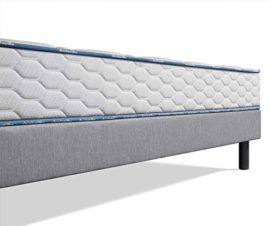 Dunlopillo Futée Ensemble Matelas et sommier + Pieds, Autres, Blanc et Gris Dunlopillo Futée Ensemble Matelas et sommier + Pieds, Autres, Blanc et Gris 5