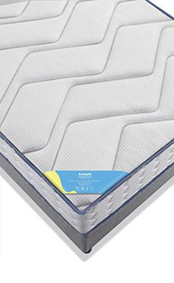 Dunlopillo Indépendante Ensemble Matelas et sommier + Pieds, Autres, Blanc et Gris Dunlopillo Indépendante Ensemble Matelas et sommier + Pieds, Autres, Blanc et Gris 4