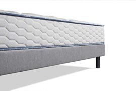 Dunlopillo Indépendante Ensemble Matelas et sommier + Pieds, Autres, Blanc et Gris Dunlopillo Indépendante Ensemble Matelas et sommier + Pieds, Autres, Blanc et Gris 5