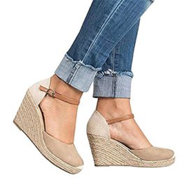 Espadrilles Compensées Sandales Femme Été Plateforme Daim Cuir Haut 10 CM Bout Fermé Fete Soiree Sexy Mode Noir Bleu Beige Vert 34-43 Espadrilles Compensées Sandales Femme Été Plateforme Daim Cuir Haut 10 CM Bout Fermé Fete Soiree Sexy Mode Noir Bleu Beige Vert 34-43