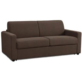 ITALIAN-SPIRIT-Canap-lit-Night-Convertible-Ouverture-RAPIDO-140-14-195cm-Tissu-Marron-0