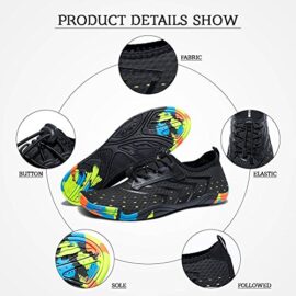 Madaleno Chaussures Aquatiques Homme Femme Chaussures d’eau Chaussures de Plage Chaussures de Yoga Plongée Surf Piscine Sport Aquatique Madaleno Chaussures Aquatiques Homme Femme Chaussures d’eau Chaussures de Plage Chaussures de Yoga Plongée Surf Piscine Sport Aquatique 6