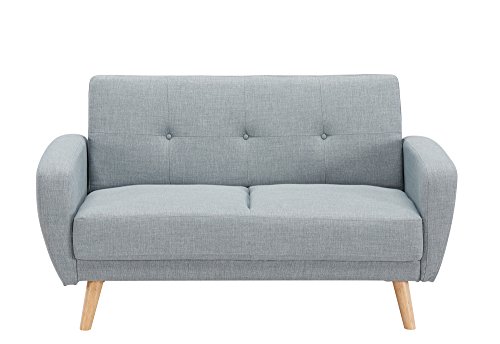 Mobilier Deco Canapé Scandinave Convertible Scandinave 2 Places Gris