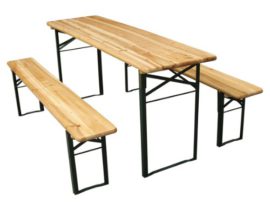 Table-et-Bancs-de-Jardin-Lot-de-3-pices-1-Table-et-2-Bancs-177-x-46-x-75-cm-Idal-pour-Fte–Louvert-avec-Surface-Laque-en-Bois-de-Sapin-Pliable-Meuble-de-Jardin-de-Fte-Table-avec-2-Bancs-Table-Picnic-0-0