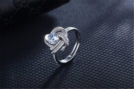 Boowhol Femme Mode Bagues Argent Fin 925 Mariage Anniversaire Magnifique Bagues de Fiançaille Hypoallergénique Réglable Bagues Anneau Boowhol Femme Mode Bagues Argent Fin 925 Mariage Anniversaire Magnifique Bagues de Fiançaille Hypoallergénique Réglable Bagues Anneau 3