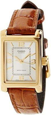 Casio-Montre-Femme-Analogique-Quartz-avec-Bracelet-en-Cuir--LTP-1234PGL-7A-0