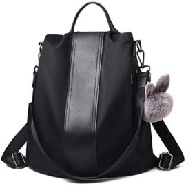 Charmore Femme Sac À Dos Étanche En Nylon Sacs D’école Anti-vol Sacs À Bandoulière Charmore Femme Sac À Dos Étanche En Nylon Sacs D’école Anti-vol Sacs À Bandoulière