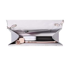 ClasiChic-Pochette-Femme-Mariage-Soire-Sac–Main-Bandouliere-Chaine-Diamant-Bal-Sac–Main-Satin-0-1