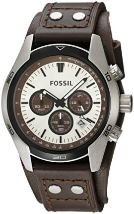 FOSSIL Coachman / Montre chronographe homme – Afficheur de date et tachymètre – Boîte de rangement et pile incluses FOSSIL Coachman / Montre chronographe homme – Afficheur de date et tachymètre – Boîte de rangement et pile incluses