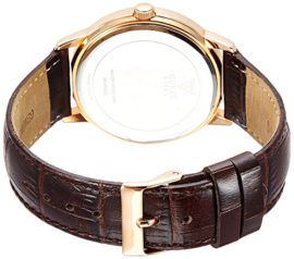 Guess-Hommes-Analogique-Quartz-Montre-avec-Bracelet-en-Cuir-W0496G1-0-0