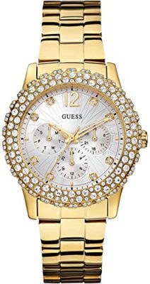 Guess – W0335L2 – Montre Femme – Quartz Analogique – Cadran Argent – Bracelet Acier Doré Guess – W0335L2 – Montre Femme – Quartz Analogique – Cadran Argent – Bracelet Acier Doré 2