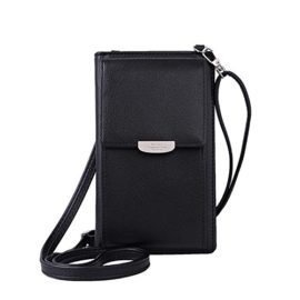 HMILYDYK-Femmes-Portefeuille-Sac–Bandoulire-En-Cuir-Porte-Monnaie-Tlphone-Portable-Mini-Pochette-Porte-Carte-paule-Portefeuille-Sac-0