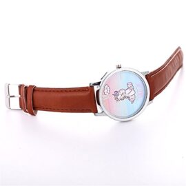 Homim-Montre-Quartz-Femmes-Cadran-Rond-avec-Motif-de-Cheval-Horse-Mignon-Batterie-Analog-pour-les-filles-0-1