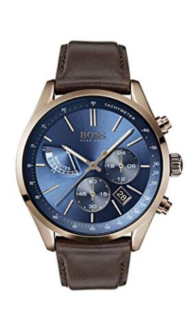 Hugo Boss Hommes Chronographe Quartz Montres bracelet avec bracelet en Cuir – 1513604 Hugo Boss Hommes Chronographe Quartz Montres bracelet avec bracelet en Cuir – 1513604