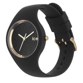 Ice-Watch-ICE-glam-Black-Montre-noire-pour-femme-avec-bracelet-en-silicone-0-1