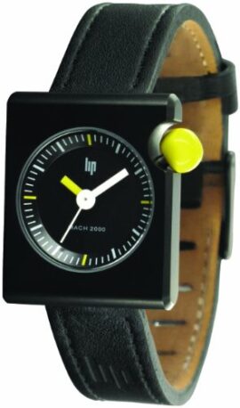 Lip Créateur – 1892162 – Roger Tallon – Montre Femme – Quartz Analogique – Cadran Noir – Bracelet Cuir Noir Lip Créateur – 1892162 – Roger Tallon – Montre Femme – Quartz Analogique – Cadran Noir – Bracelet Cuir Noir