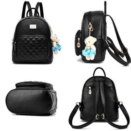 Mini-Bababala-Femmes-PU-Cuir-Mini-Sac–Dos-Occasionnel-mignon-tanche-Sac-De-Voyage-Travel-Daypacks-Petit-Sac–Main-pour-Filles-Les-Adolescentes-0-1