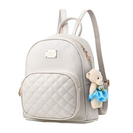 Mini-Bababala-Femmes-PU-Cuir-Mini-Sac–Dos-Occasionnel-mignon-tanche-Sac-De-Voyage-Travel-Daypacks-Petit-Sac–Main-pour-Filles-Les-Adolescentes-0