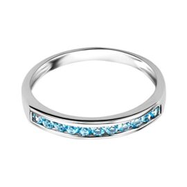 Miore – Bague Femme – Or blanc (9 carats) – Topaze Miore – Bague Femme – Or blanc (9 carats) – Topaze 4