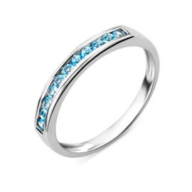 Miore – Bague Femme – Or blanc (9 carats) – Topaze Miore – Bague Femme – Or blanc (9 carats) – Topaze 2