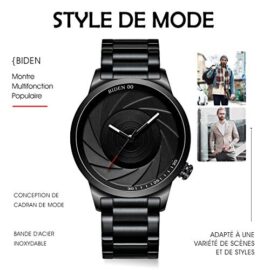 Montre-Homme-Mode-lgante-Personnalis-Originale-Casual-Affaires-Noir-Quartz-Acier-Inoxydable-Etanche-Bracelet-0-1