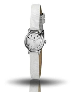 Montre LIP Henriette en Cuir Blanc – Femme – 18.5 mm Montre LIP Henriette en Cuir Blanc – Femme – 18.5 mm 3