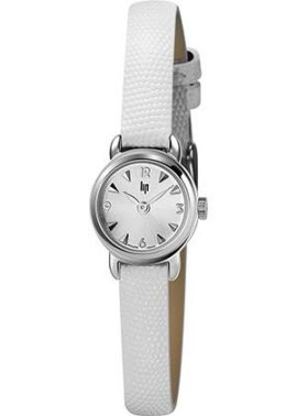 Montre LIP Henriette en Cuir Blanc – Femme – 18.5 mm Montre LIP Henriette en Cuir Blanc – Femme – 18.5 mm 2