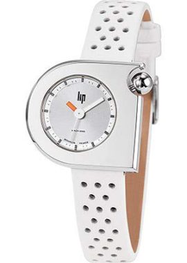 Montre-Lip-Femme-Mach-2000-Cuir-Blanc-671112-Vintage-0