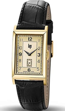 Montre Lip Homme Churchill Cuir Noir 671271 Montre Lip Homme Churchill Cuir Noir 671271