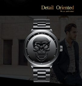 Montre Noir pour Homme Imperméable Montre-bracelets Homme Grande Face Acier inoxydable Mesh Bracelet Mode Luxe élégant Casual Analogique Quartz Designer Montre Montre Noir pour Homme Imperméable Montre-bracelets Homme Grande Face Acier inoxydable Mesh Bracelet Mode Luxe élégant Casual Analogique Quartz Designer Montre 4