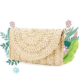 Pochette-dembrayage-en-Paille-JOSEKO-Femmes-Paille-Sac–Main-Enveloppe-Embrayage-Plat-Sac-De-Plage-dt-0-1