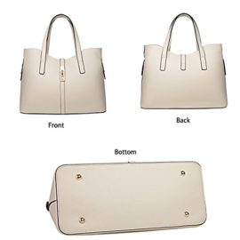 SIFINI-Femmes-Mode-PU-Sac–main-en-cuir-sac–bandoulire-sac–main-titulaire-de-la-carte-4pcs-Set-fourre-tout-0-1