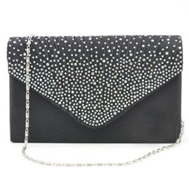 Satin-Pochette-Mariage-Soire-Sac--Main-Bandouliere-Chaine-Diamant-Bal-Sac--Main-0